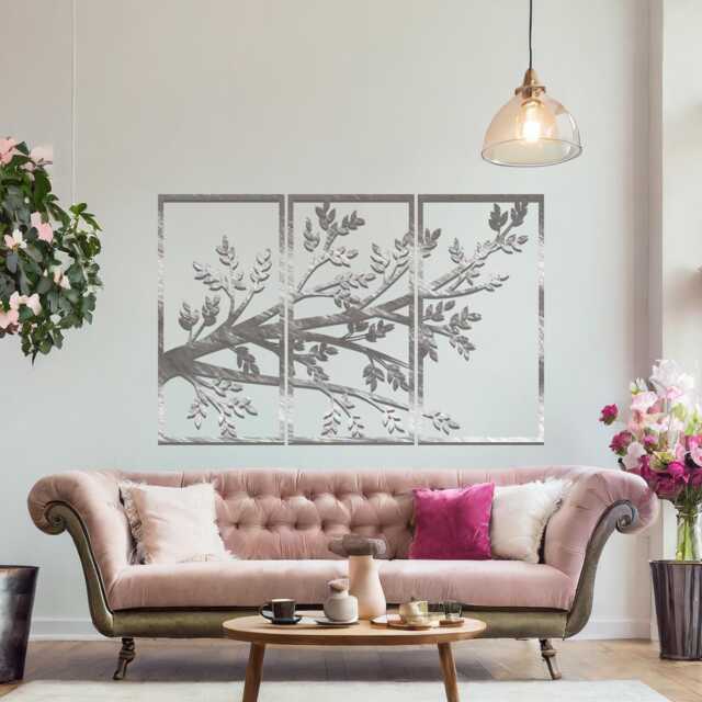 steel Tree Branch Wall Art, Metal Hanging Decor by Etsy | ufurnish.com