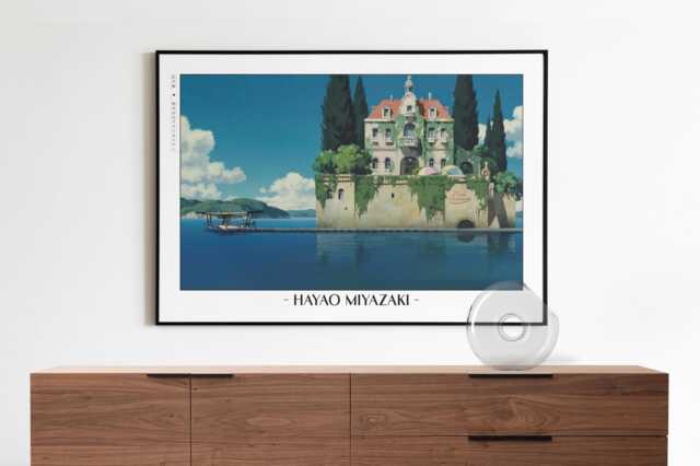 studio Ghibli Poster - Framed Hayao Miyazaki Art Prints by Etsy ...