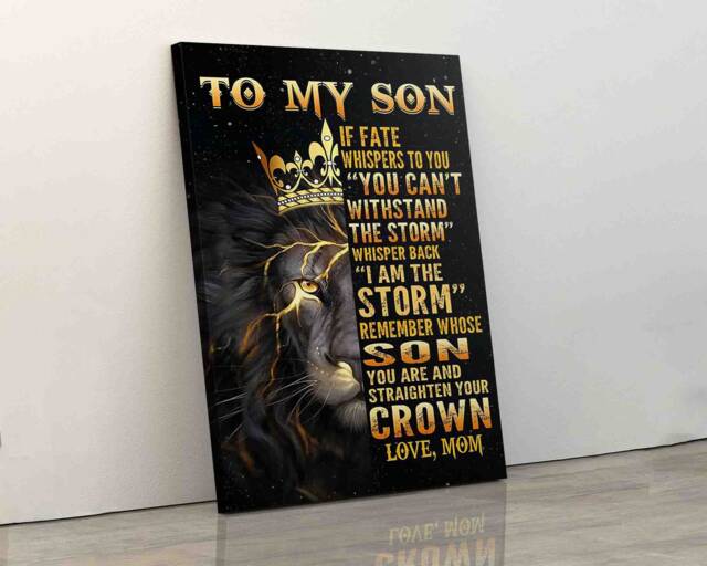 Personalized To My Daughter Blanket - Gift For Daughter From Mom - Remember Whose Daughter You Are & Straighten Your Crown main image 1