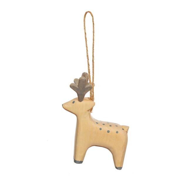 Handmade Felt Retro Reindeer Hanging Christmas Decoration