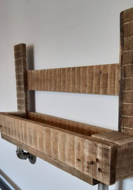 Reclaimed Wood Panel Effect Wall Planter by Etsy | ufurnish.com