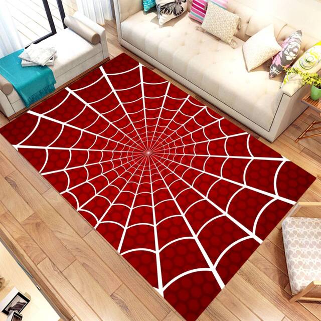 Spider Man Rug, Web Rug, Gift For Her/Him, Girl/Boy Room Rug, For ...