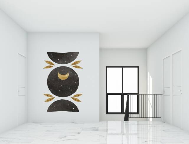 A closer look at Abstract Art Wall Decals For Luxurious Decor