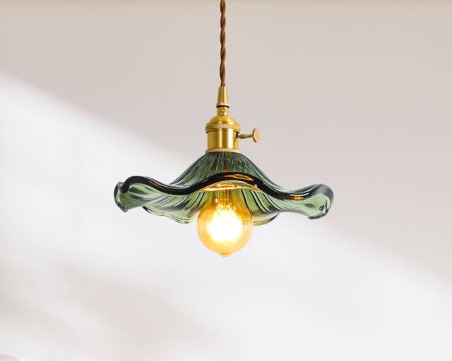 Pendant Lighting Vintage, Ceiling Lights, Hanging Light, Retro Glass ...