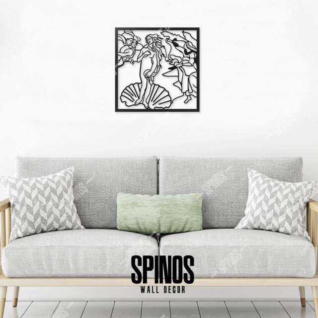 The Birth Of Venus Wall Art - Aphrodite Minimalist Wood Decor Greek ...