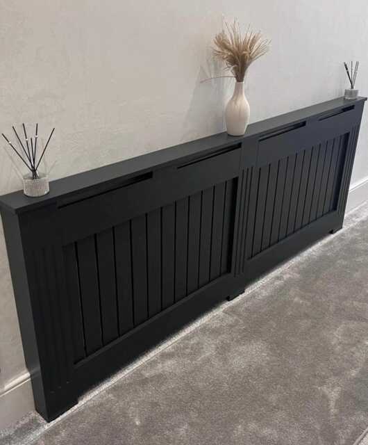 Made To Measure Solid Radiator Cover With Square Corners, Vertical ...