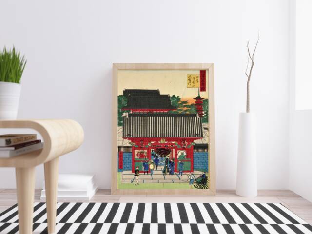 Japanese Art Poster Print, Ukiyo E Wall Art, Woodblock Hiroshige Iii ...