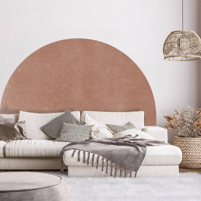 Headboard Wall Decal - Boho Arch Half Circle Wall Sticker Nursery ...