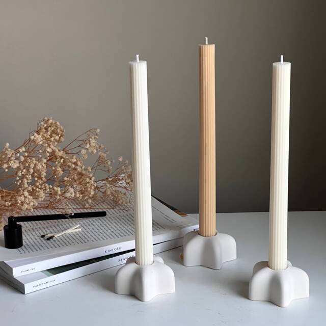 star Jesmonite Candlestick Holder Minimalist Table Decor by Etsy ...