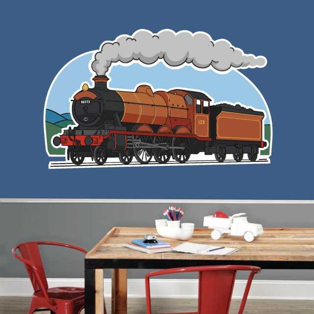 Train Wall Sticker - Steam Decal Art by Etsy | ufurnish.com