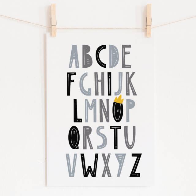 Wall Art Prints Posters Pictures A4 Kids Children's Bedroom Home Boys ...