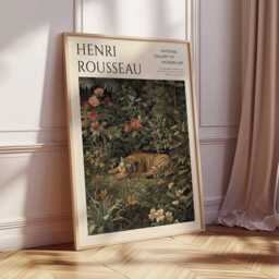 Henri Rousseau Jungle Poster, Botanical Print, Floral Wall Art, French ...
