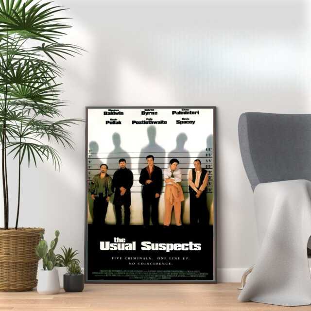 The Usual Suspects Movie Poster 90S Retro Film Art Print by Etsy ...