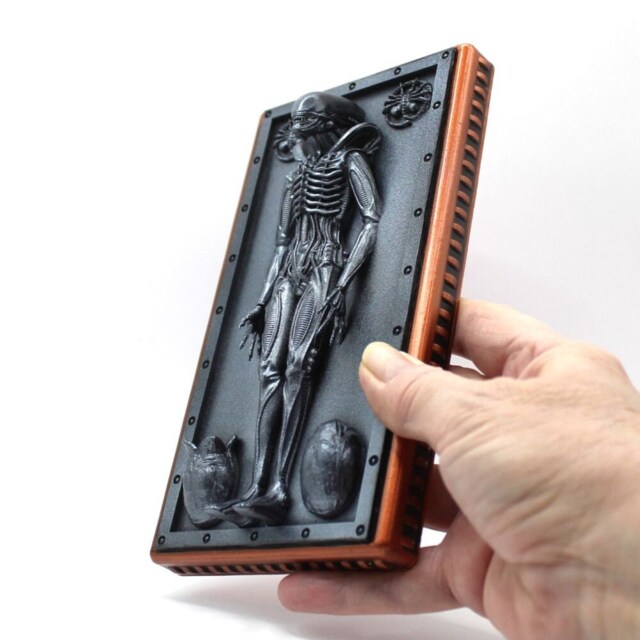 H.r. Giger Alien Xenomorph Wall Plaque 1979 Movie Tribute Sculpture by ...