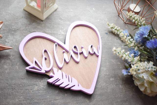 Personalised-3D-Wood Sign-Custom-Nursery Decor-Reclaimed Wood-Home ...
