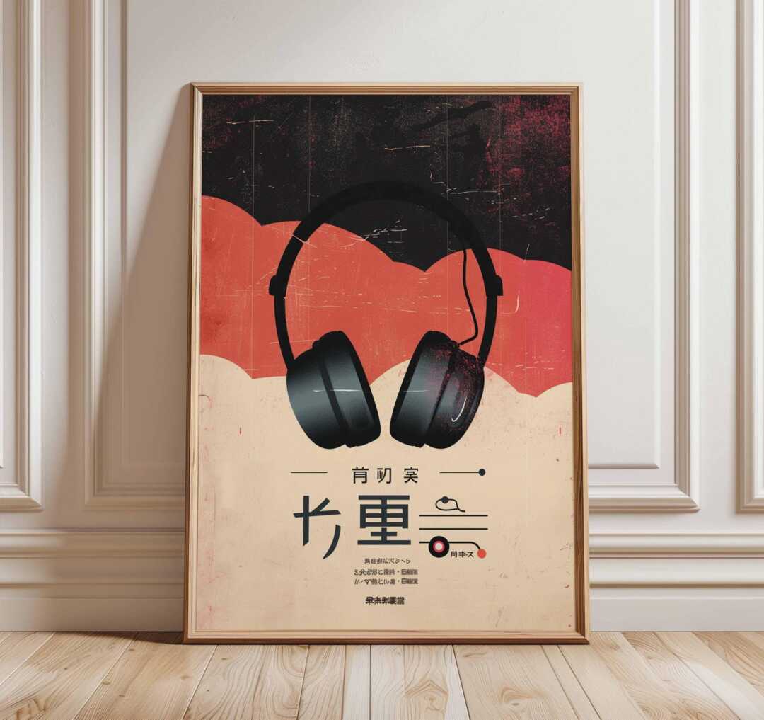 japanese-headphones-poster-