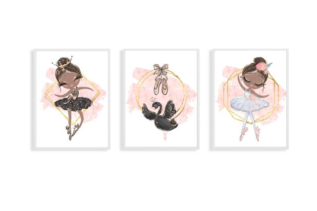 Ballerina Nursery Prints Swan Lake Wall Art by Etsy | ufurnish.com