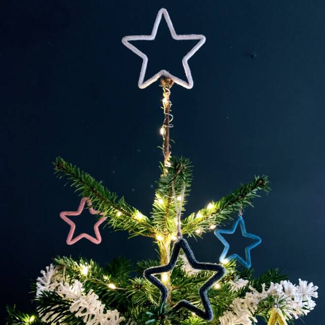 Tree String Top Small Star Christmas Tree Topper - Hand Sculpted String & Wire by Etsy ...