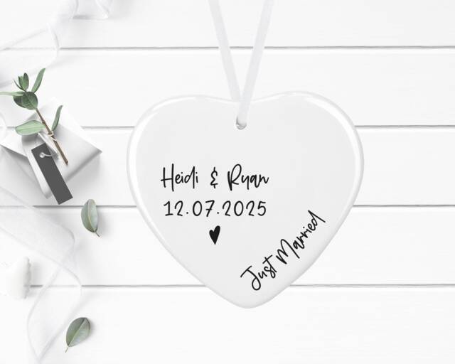 Drapeaux Just Married 20 Drapeaux De Voiture Mariage - Décoration Cortège 'Just Married' Blanc Deco Voiture Mariage