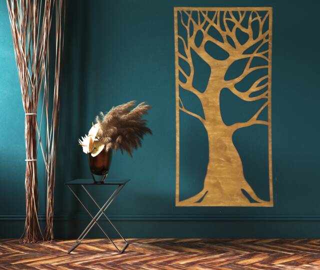 Image showcasing Tree Of Live Wooden Wall Art, Decor, Wooden Tree, Panel by Etsy ...