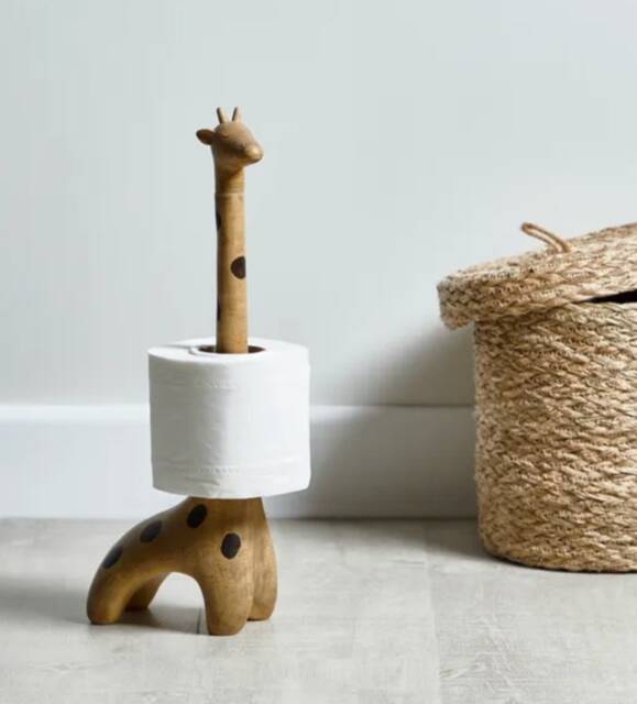 Giraffe Toilet Paper Holder, Roll Storage by Etsy | ufurnish.com