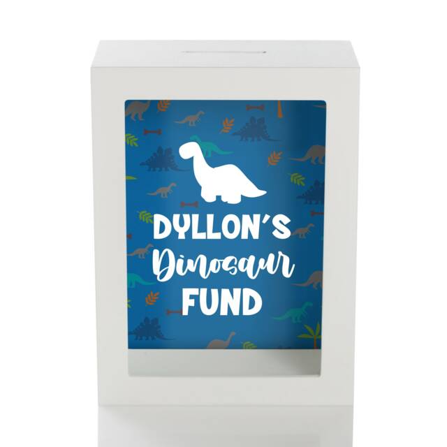 Taurus Money Box Personalised Dinosaur Fund Money Box by Etsy | uFurnish.com