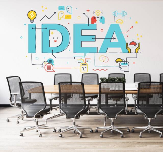 Office Wall Decal Teamwork Quote Sticker Decor Inspire Motivation Idea ...