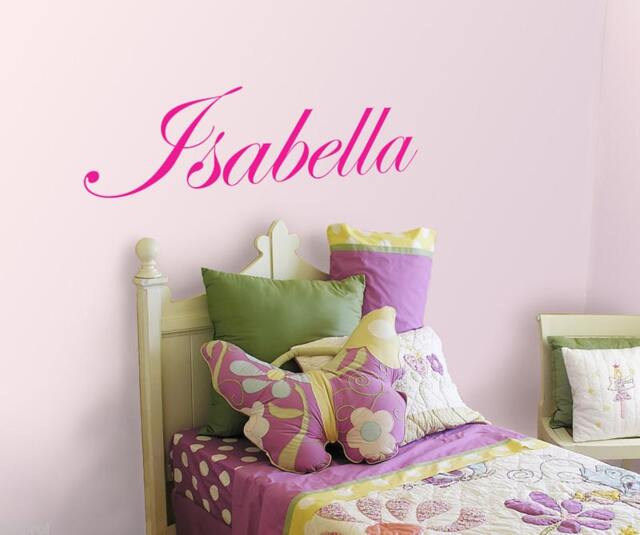 Personalized Custom Girls Name Vinyl Nursery Wall Decal 1103 by Etsy ...