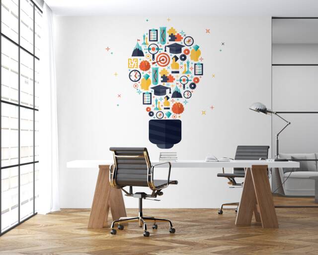 Office Wall Decal Teamwork Quote Sticker Decor Inspire Motivation Idea ...