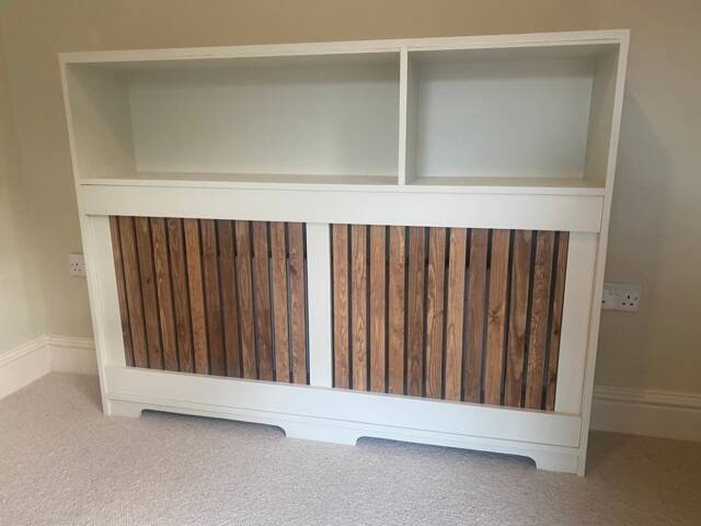 Handcrafted Bookcase Radiator Cover, Farrow & Ball Finish by Etsy ...