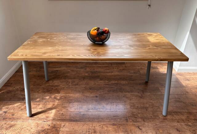 Handcrafted Solid Wood Dining Table & Bench by Etsy | uFurnish.com
