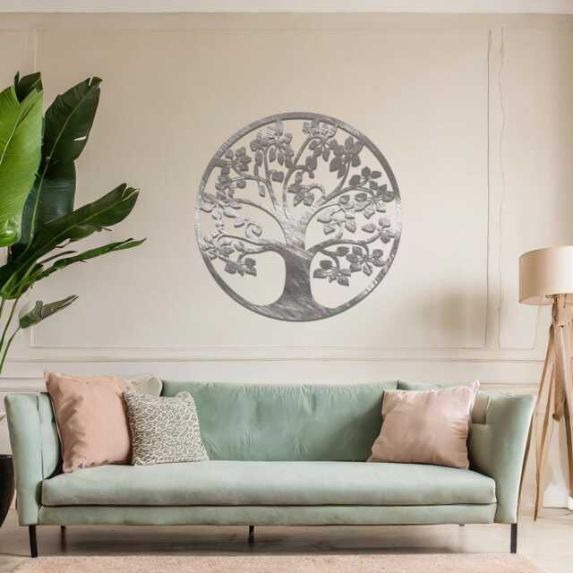 Modern Metal Tree Of Life Wall Art, Home Decor by Etsy | ufurnish.com