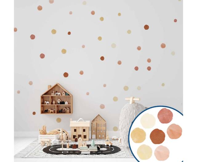 Polka Dot Wall Decal, Dots Kids Nursery Decal by Etsy | ufurnish.com