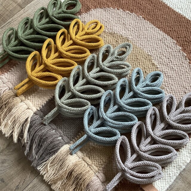 Cotton Yarn Wrapped Wire Leaf Hestacraft Home Decor by Etsy | ufurnish.com