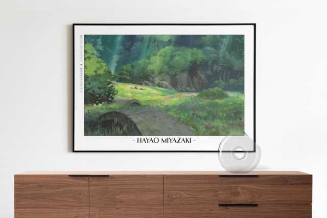 studio Ghibli Poster - Framed Hayao Miyazaki Art Prints by Etsy ...