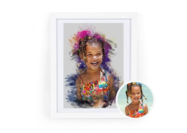 Customized Watercolor Artistic Painting From Photos/Modern Art Bespoke ...