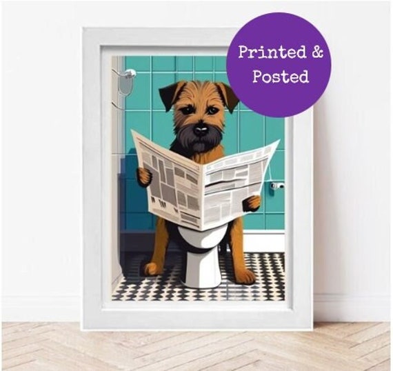 Personalised Typo Toilet Picture Funny Bathroom Wall Art Print ...