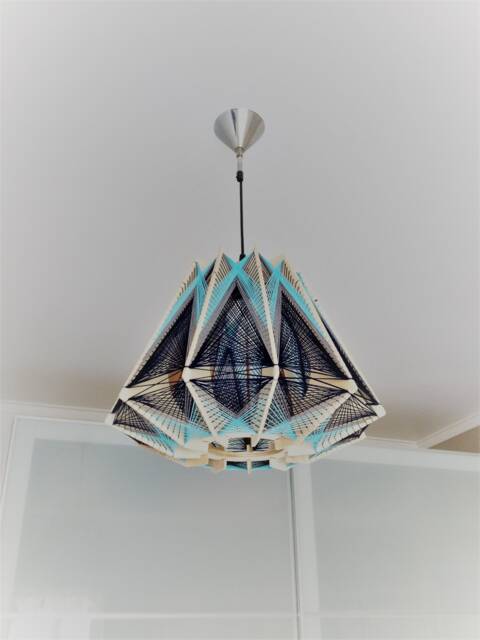 Abat Jour Scorpius M, Scandinavian Lamp, Modern Pendant Light, Wooden ...