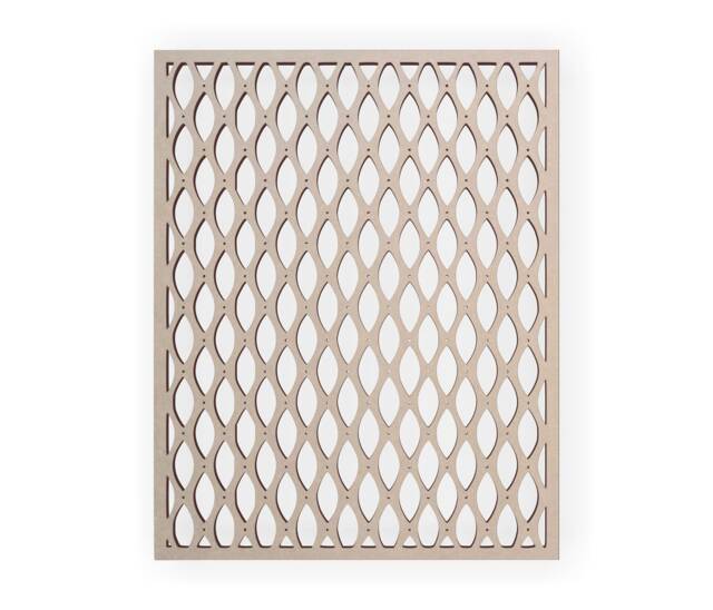 Wood Lattice Wall Decornull