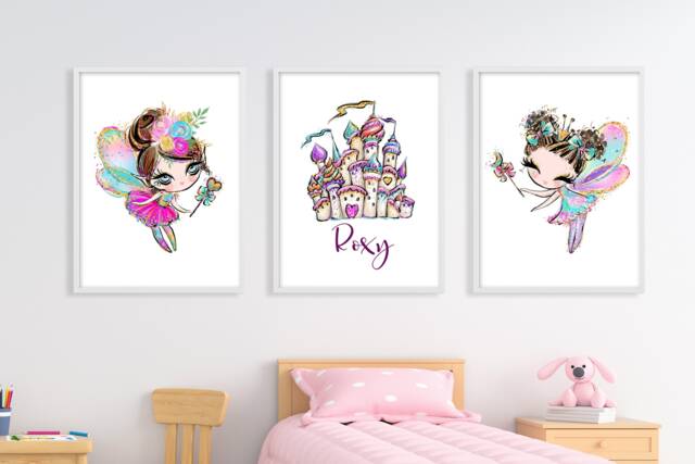 Fairy Nursery Wall Art Prints, Girls Room Decor by Etsy | ufurnish.com