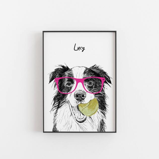 Border Collie Dog Print Gifts For Dog Lovers by Etsy | ufurnish.com