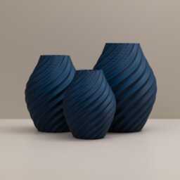 Escapism Stripe Vase Blue By The Conran Shop by The Conran Shop