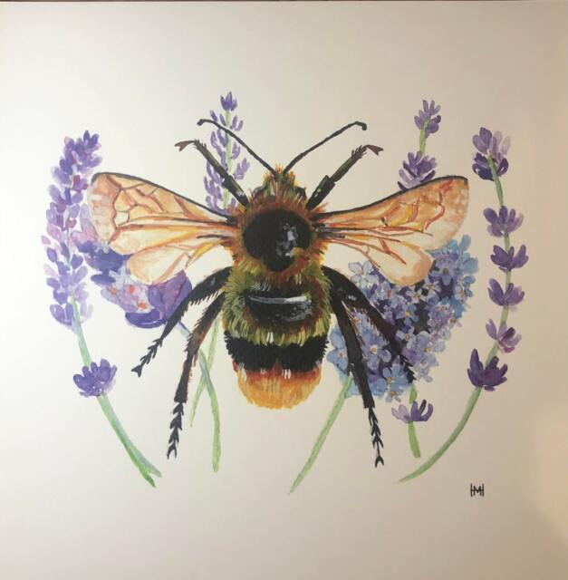 Bee & Lavender Signed Print by Etsy | ufurnish.com