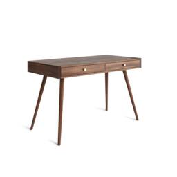 Mid-Century Modern Walnut Desk With Drawers, Solid Wood Office by Etsy ...