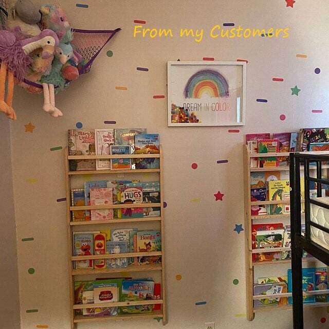 Handcrafted Montessori Bookshelf Natural Wood Kids Room Library by Etsy ...