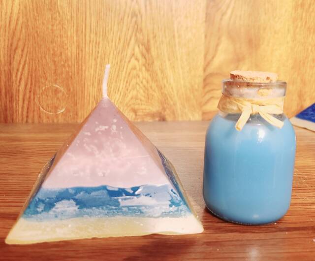 Gallery Detail: Essence Of Peace Hidden Treasure Secret Scented Pyramid Candle With