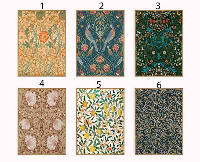 William Morris Poster Sets, Print, Abstract Art, Floral Vintage ...