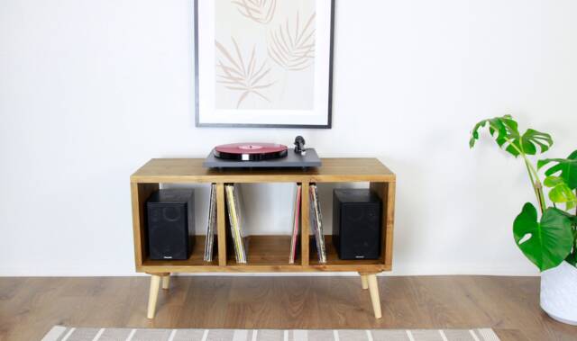 Record Player Stand, Vinyl Lp Storage, Hifi Rack, Turntable Unit ...