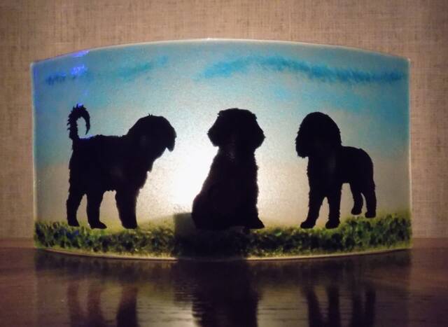Cockapoo Stained Glass Pattern
