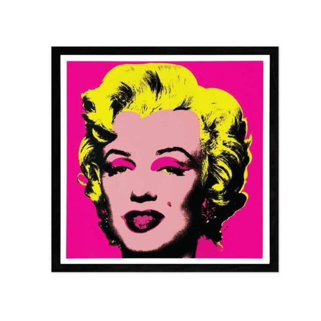 Andy Warhol Marilyn Monroe Print, Pink Poster, Prints, Pop Art Print by ...